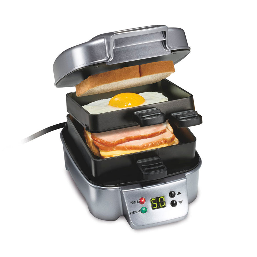 Sandwich Stacker™ Hot Sandwich Maker, Silver I6