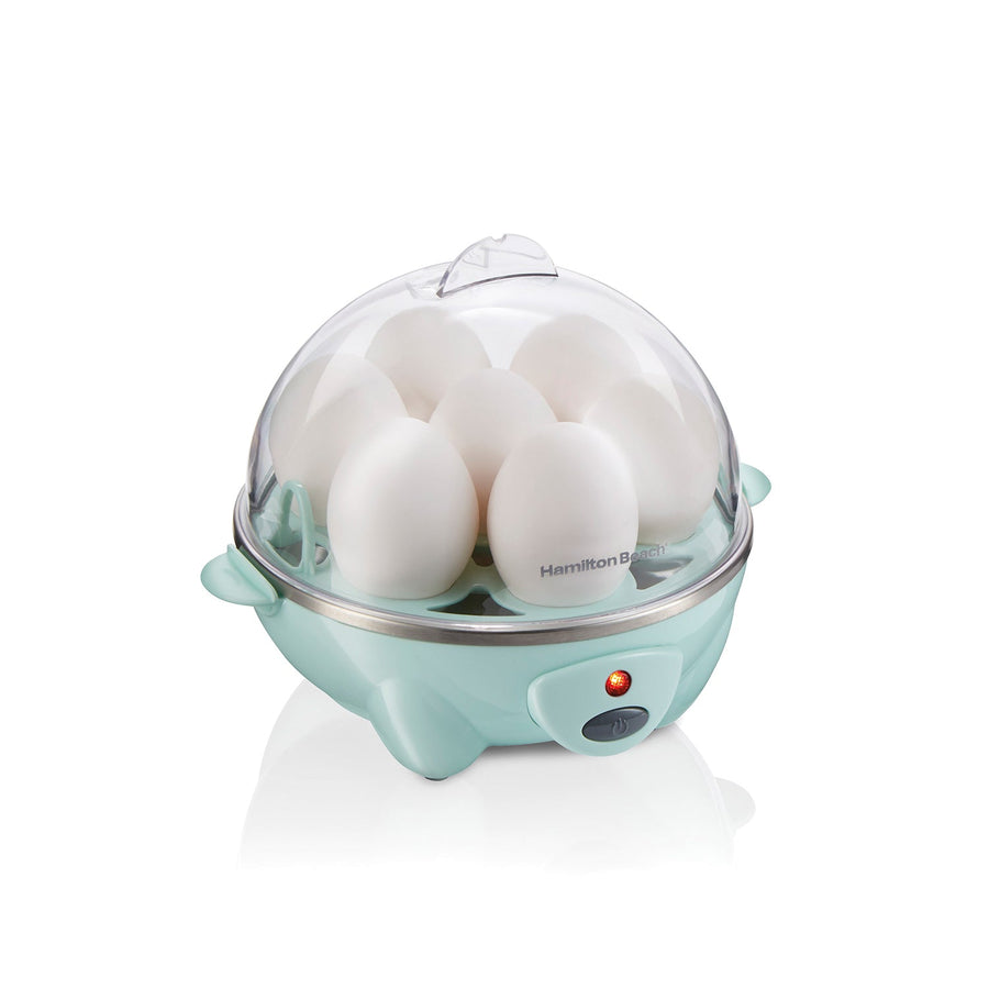 3-in-1 Egg Cooker with 7 Egg Capacity, Teal L9
