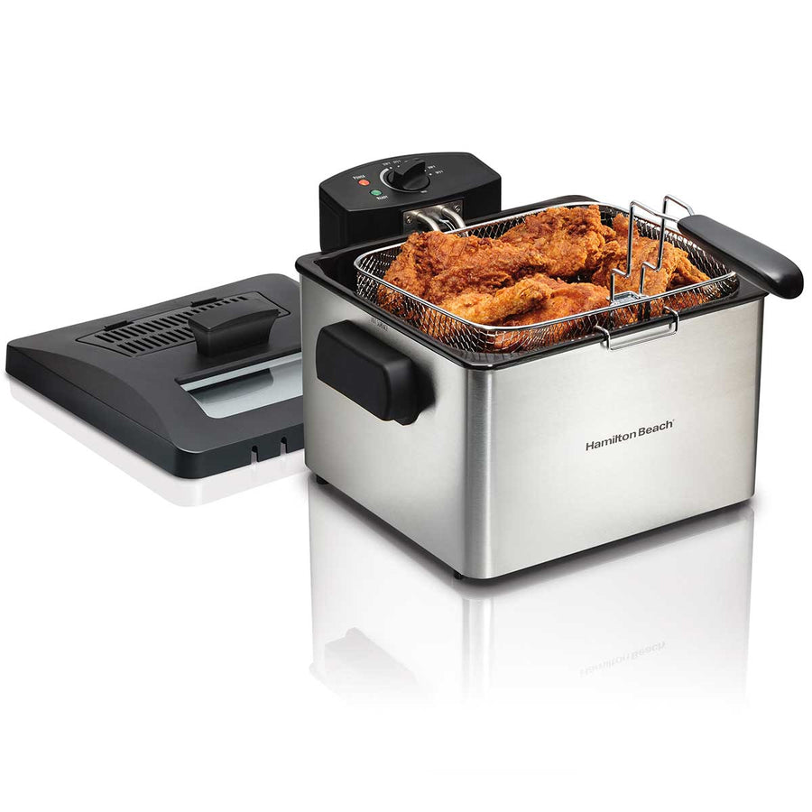 Deep Fryer, 5 Liters/21 Cup Oil Capacity with Easy-Pour Oil Spout B4