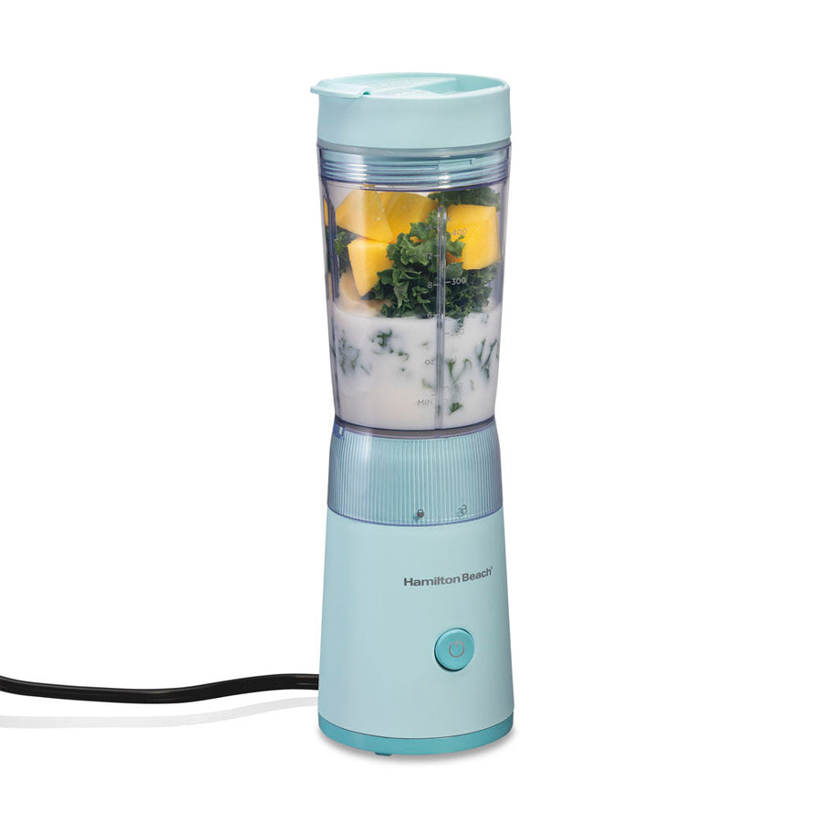 Personal Blender with Leak-Proof Travel Lid, Ice Blue Y2