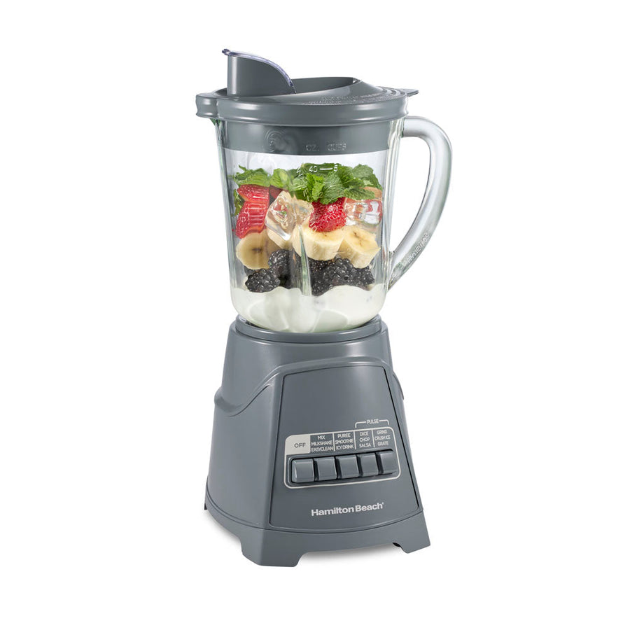 Power Elite™ Blender with 40 oz. Glass Jar, Gray W0