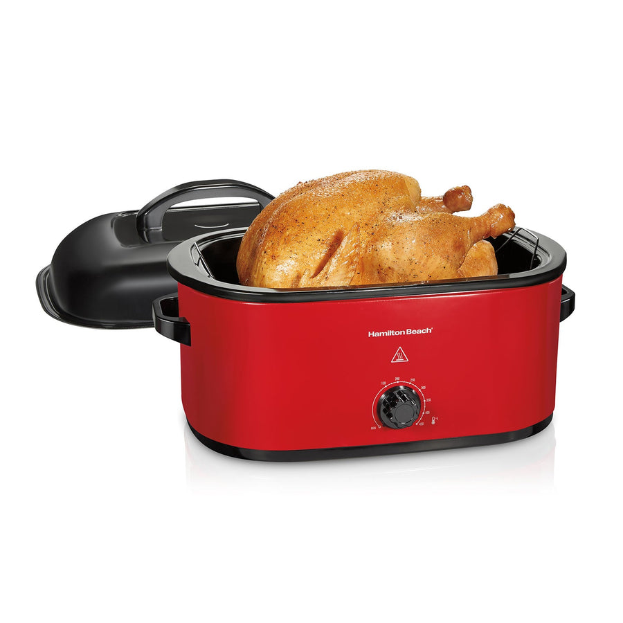 Electric Roaster Oven, 22 Quarts, Red N1