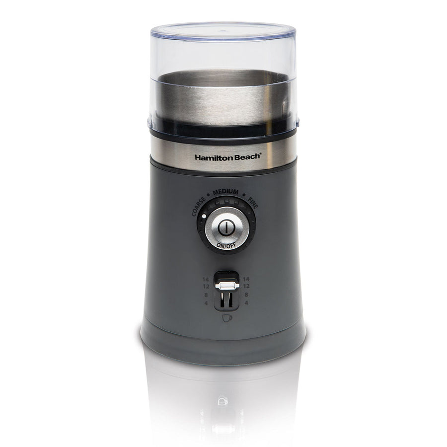 Custom Grind™ Coffee Grinder, Removable Stainless Steel Chamber, Gray E8