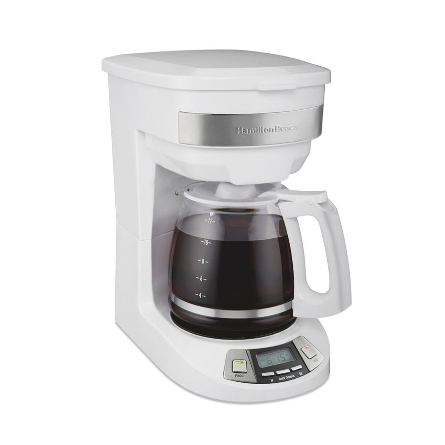 Programmable Coffee Maker, White O9