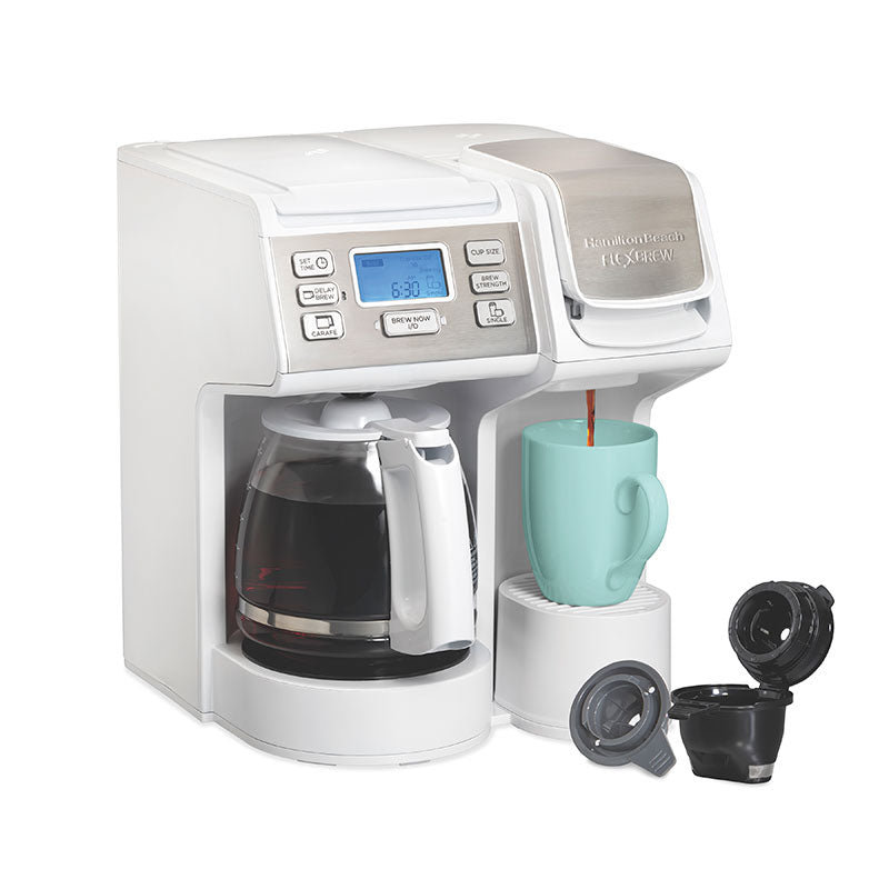 FlexBrew® Trio Coffee Maker, White Stainless S9