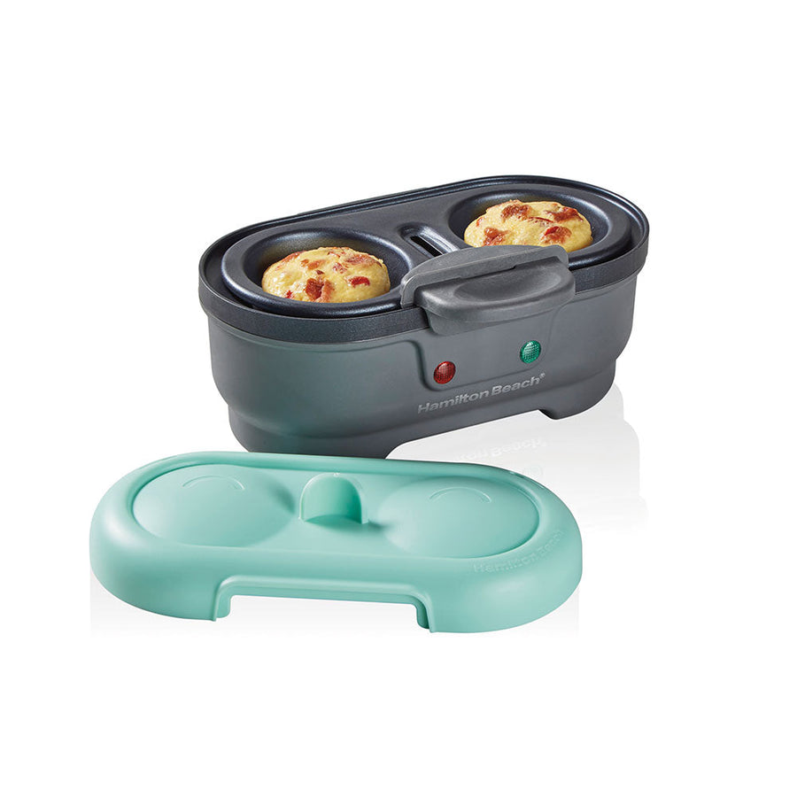 Egg Bites Maker with Hard-Boiled Eggs Insert, Teal Q9