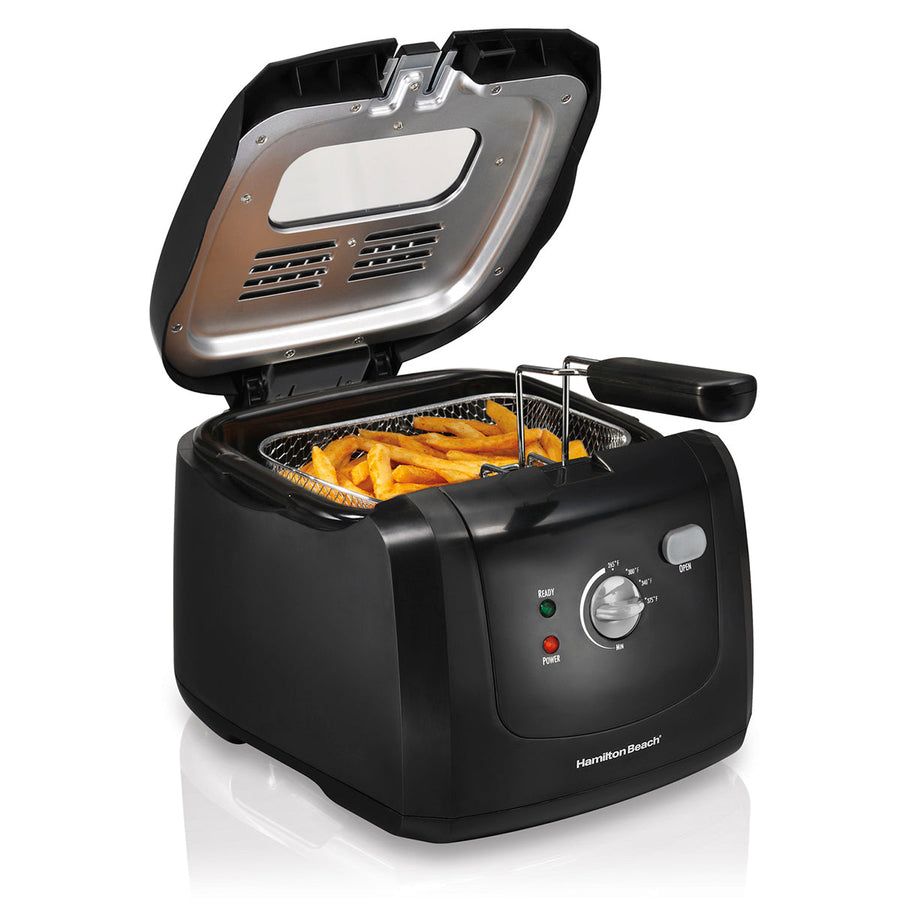 Cool-Touch Deep Fryer, 2 Liters/8 Cup Oil Capacity with Basket Hooks A4